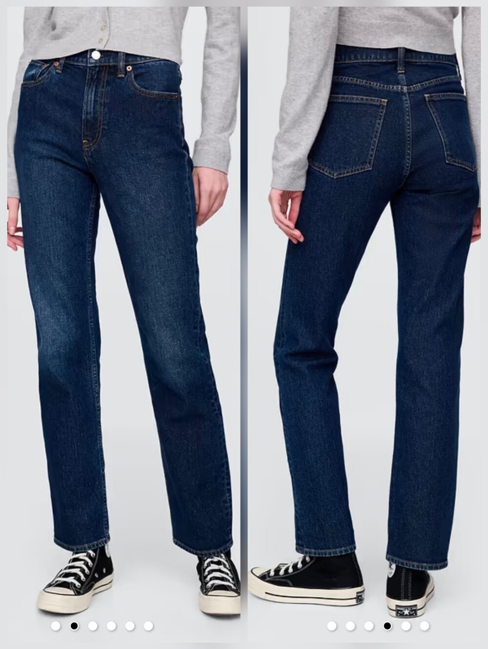 ❤️ NWOT! GAP 90'S SLIM STRAIGHT HIGH RISE SLIM STRAIGHT JEANS, 6T & 8T